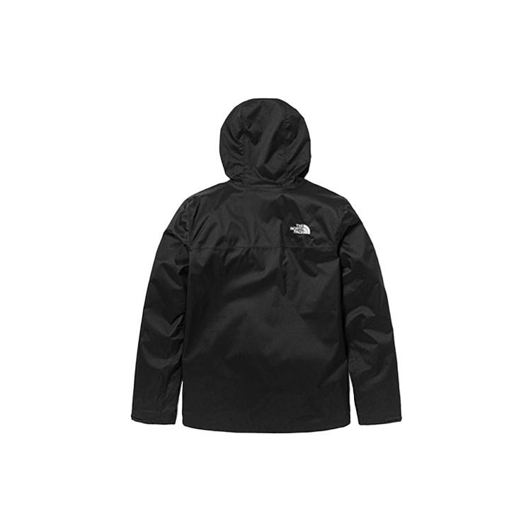 The North Face Outdoor Hiking Waterproof, Windproof, And Breathable Windbreaker Jacket Men's Black NF0A497J-JK3