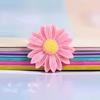 8mm & 13mm Beautifully Colored Flatback Daisy Flower Resin Cabochon Artificial Style for Earring Making or Souvenir Use