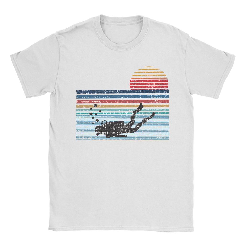 Unisex Unisexs Scuba T Shirts Diving Diver Cotton Clothes Novelty Short Sleeve Crewneck Tee Shirt Plus Size Tshirt