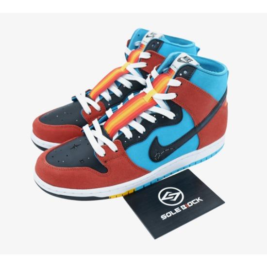 

Nike SB Dunk High x Di’orr Greenwood Multicolor Men s FQ1775-400 EU 36.5 різнокольоровий