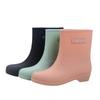rain boots rain shoes women's medium tube women's adult fashion shoes wear-resistant kitchen non-slip shoes work rubber shoes women