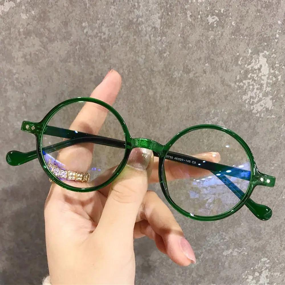 Очки для чтения Очки для пресбиопии Очки с защитой от УФ-синих лучей Круглая оправа — фото 3