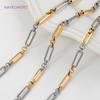 0.5-1 Meter Gold Stainless Steel Large Heavy Oval Chain,Bulk Cable Chains For Jewellery,Handmade DIY Bracelet Necklace Materials