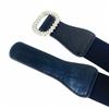 Women Elastic Waist Belt Sequin Glitters Corset Stretchy Band Leopards Belt Elegant Waist Accessory