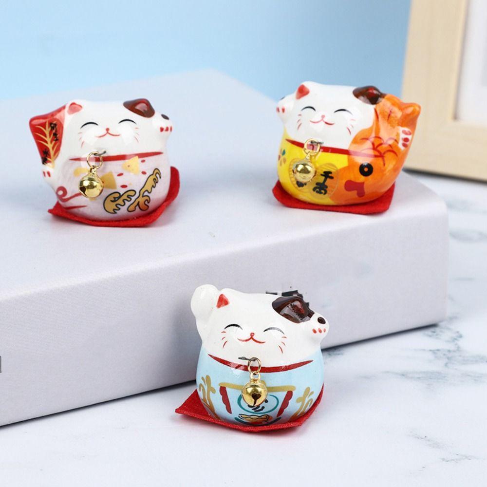 

Мультяшный кошачий орнамент ручной работы Счастливый кот портативное домашнее украшение