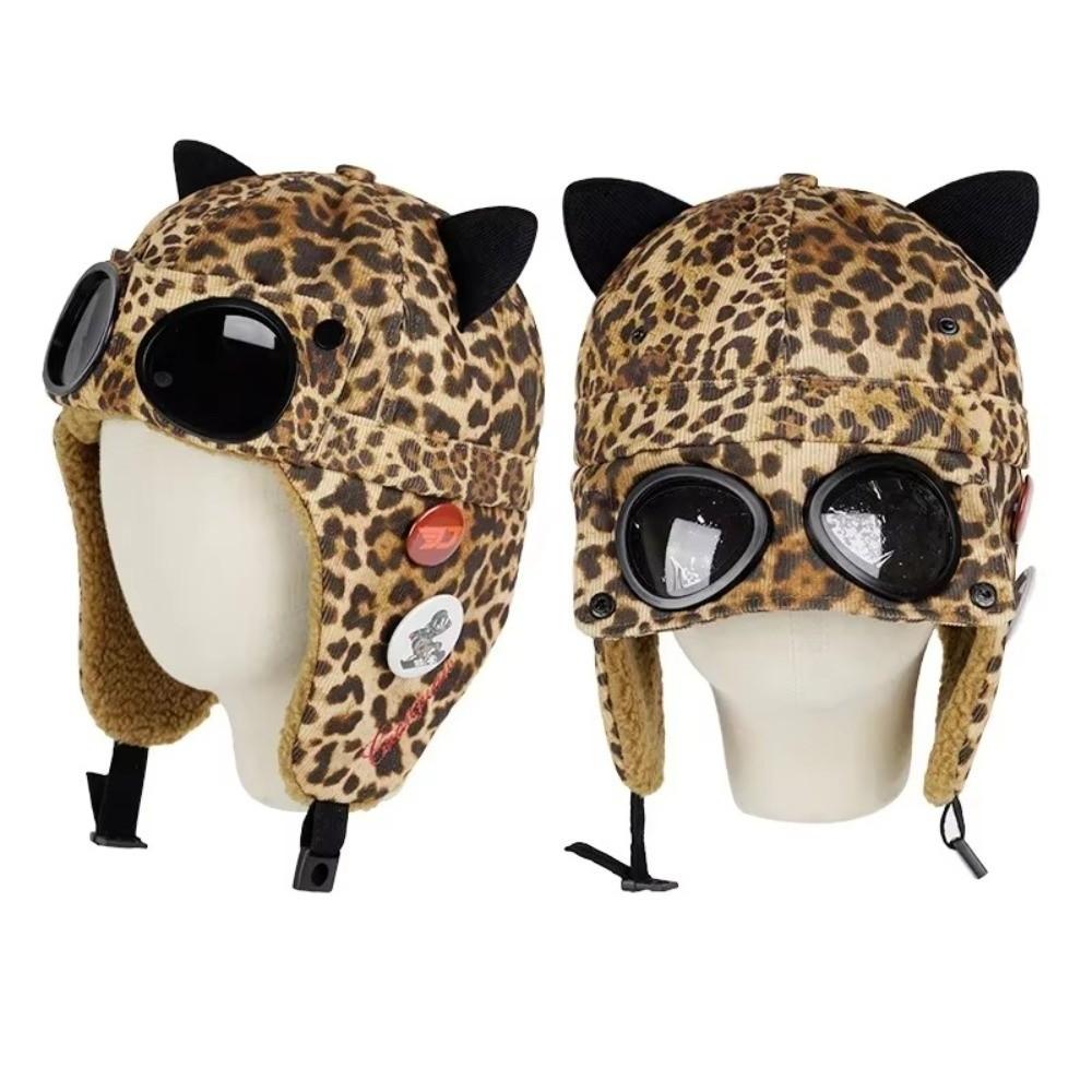 Verdickte Bombermützen Warme Skimützen mit Ohrenschutz Fliegermützen Winter Outdoor Modebekleidung