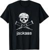Jackass Skull and Crutches Logo T-Shirt