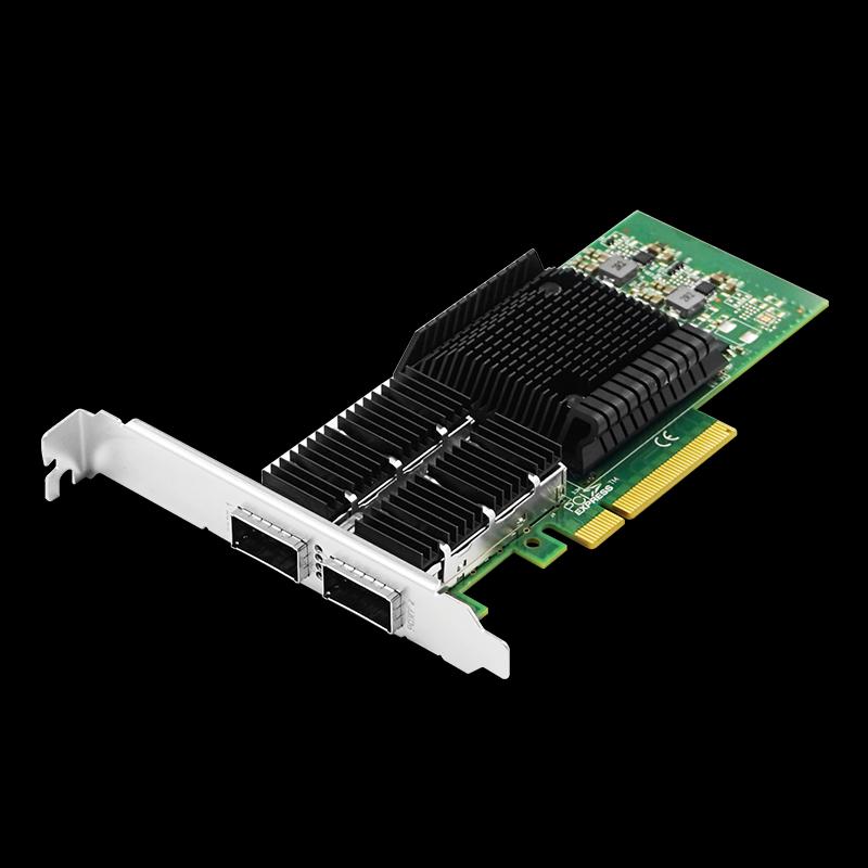 LR-LINK Dual-Port PCIe Fiber Server Network Card with Mellanox ConnectX (CN Version)