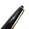 Very Good MONTBLANC fountain pen Meisterstück Classic white star Black gold 14K Used