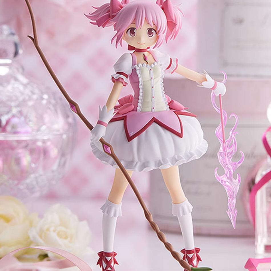 Puella Magi Madoka Magica Kaname Anime Action Figure 14-18CM PVC Model Toy Gift Cartoon Character Collectible