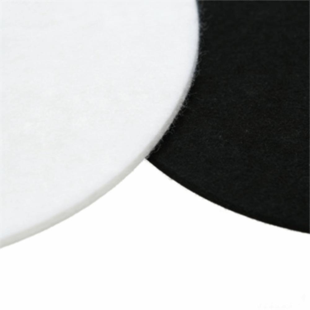 2pcs Felt Material Turntable Platter Mat 3mm Thick Vinyl Record Player Mat Vinyl Record Player