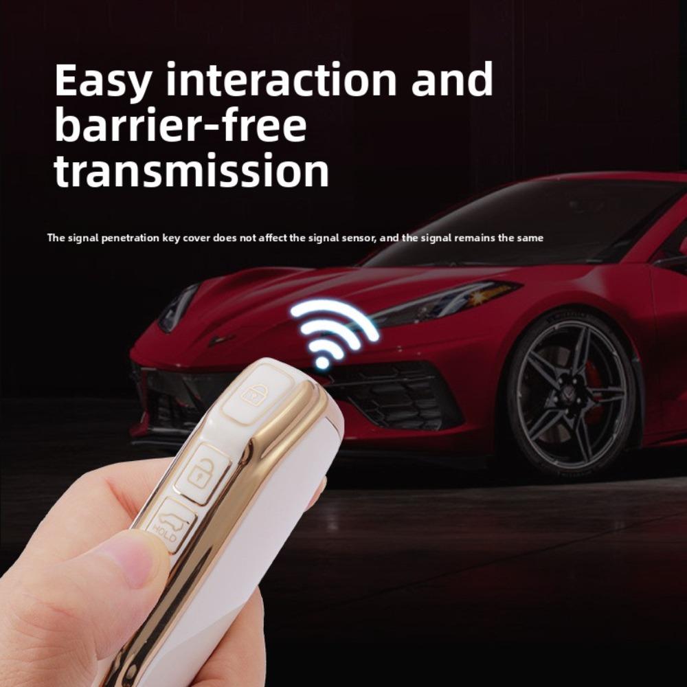 For KIA Car Key Cover for 2022 Sportage K5 K3 KX3 5-Button Smart Key Protective Case