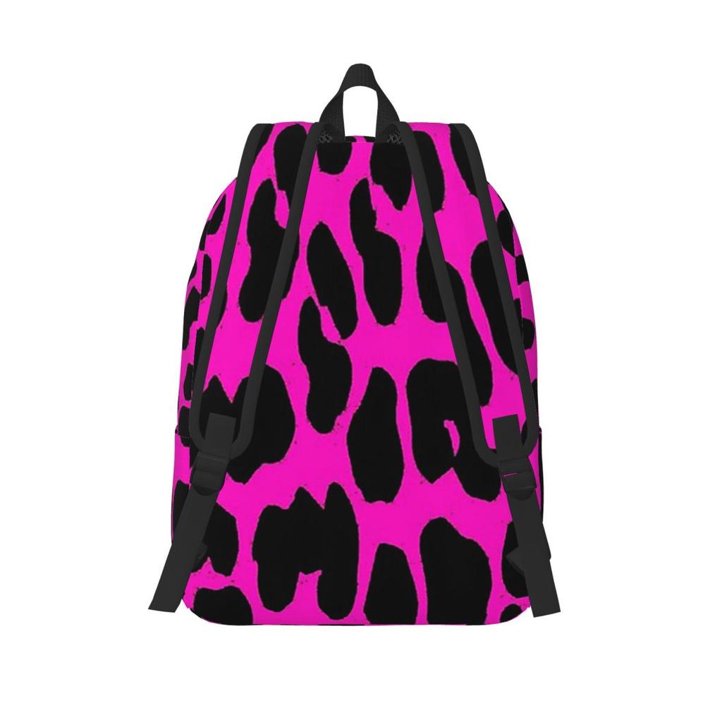 Leopard Pattern (pink) Backpack Hot Sale Daypack Large Capacity Children BookBag School Bag Shoulder Bags for Men Women