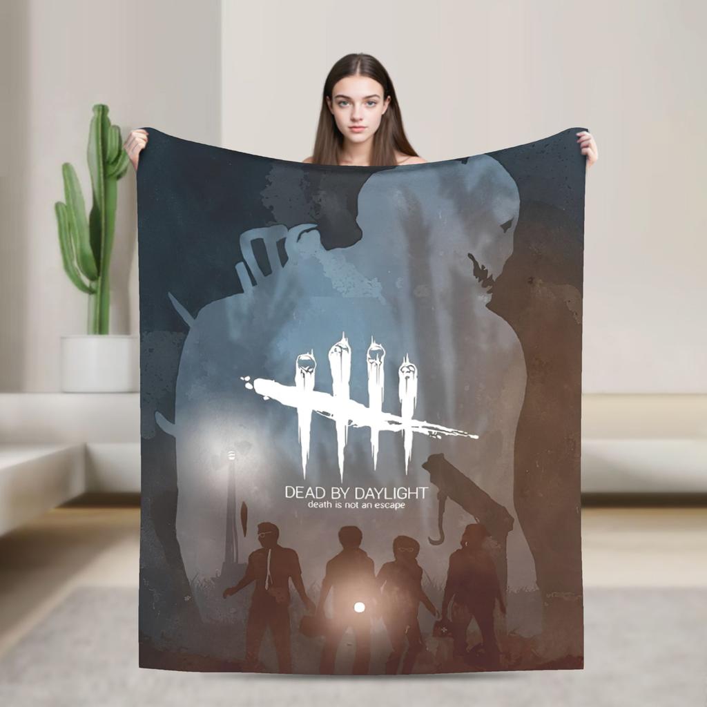 Deads by Daylights Plush Blanket Boy Girl  Flannel Throw Blanket For Home Decor Soft Customized Quality Bedspread Birthday Gift