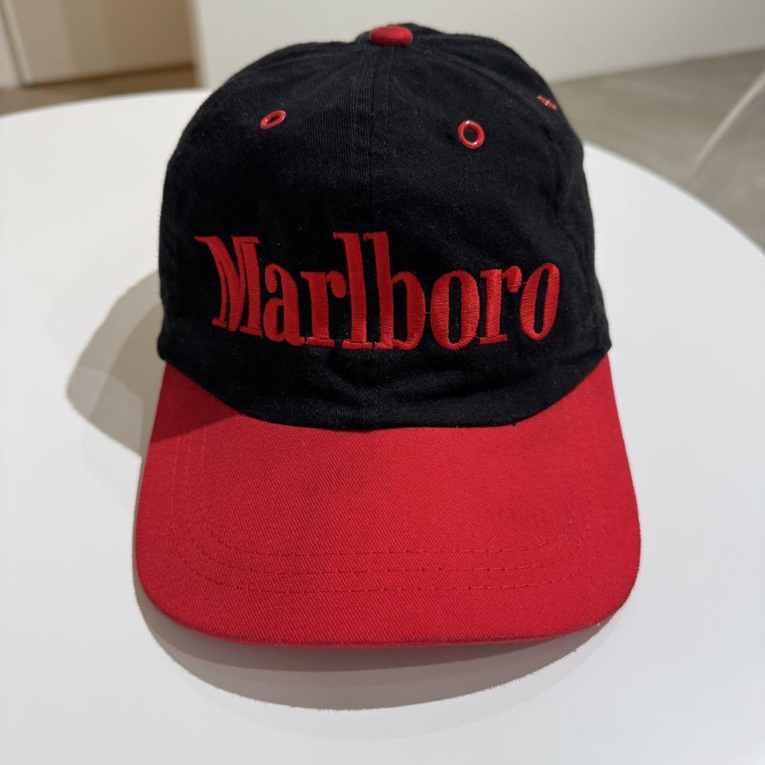

[USED] Marlboro Cap, Embroidered Logo, Two-Tone, 90s Vintage