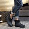 Rain Boots Waterproof Spring Winter Shoes Men Rain Boy's Water Rubber Black Ankle Boots Slip-on Botas