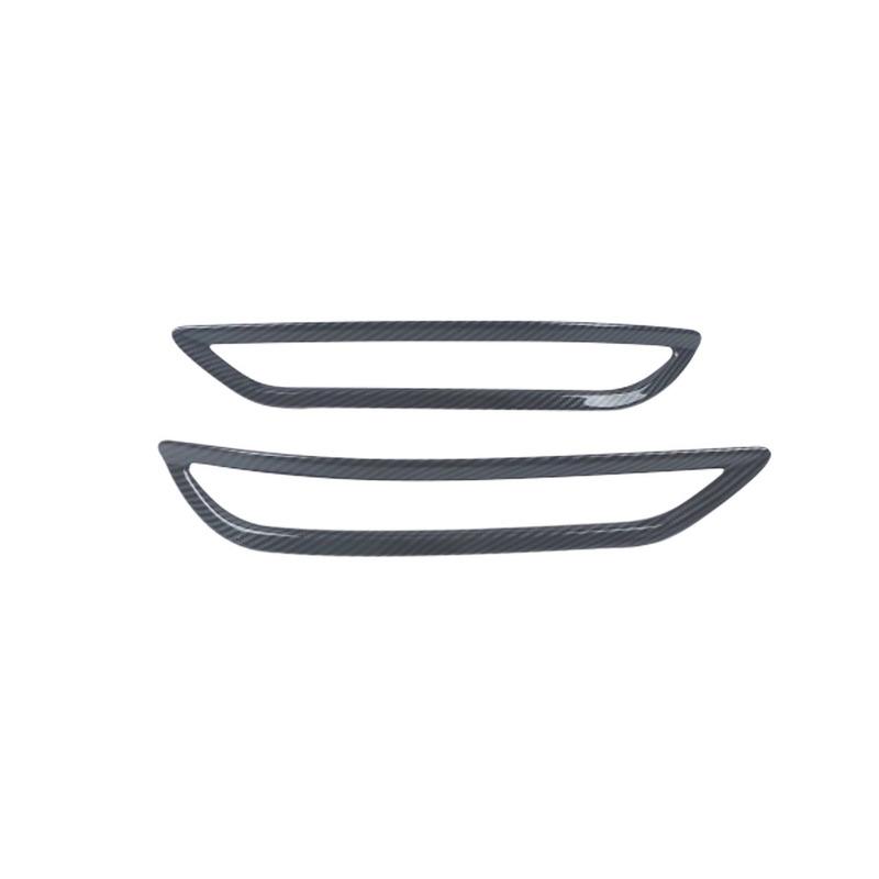 For VW Volkswagen Teramont Atlas 2024 Rear Fog Light Lamp Cover Trim ABS Chrome Car Styling Eyebrow Accessories