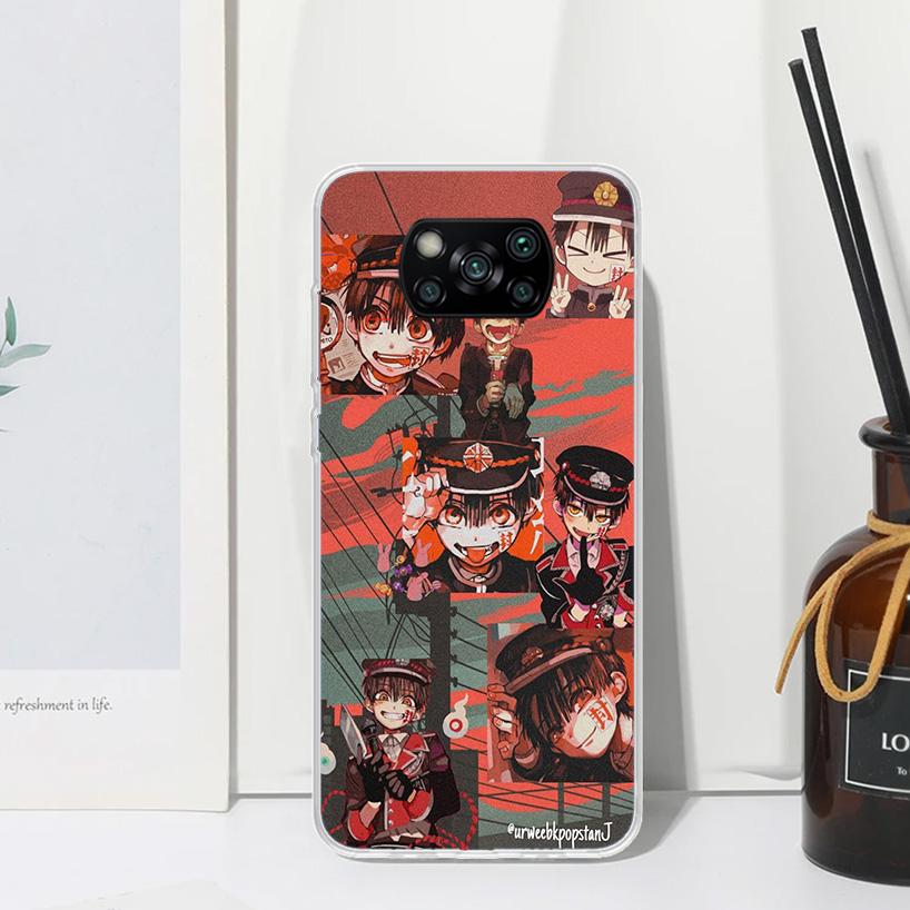 Anime Toilet Bound Hanako Kun Phone Case For Xiaomi Poco X7 X6 X5 M7 M8 Pro F7 Ultra Redmi 15C 15 13C 13 12C 12 10 10C 10A Art F