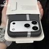 Slim Carbon Fiber Kevlar Texture Case For For Iphone 17 16 15 14 13 12 11 Pro Max Plus Shockproof Matte Hard PC Back Cover
