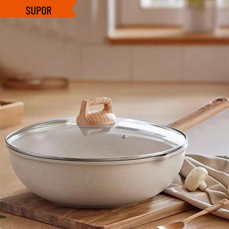 Supor Maifan Stone Non-Stick Wok