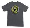 Unisex Shirt Cotton Oversize Large Size De Skate Santa Cruz Hand Dot Charcoal