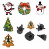 Christmas Christmas Brooch Fashionable Christmas Tree Pins Santa Claus Brooch  New Year Pins