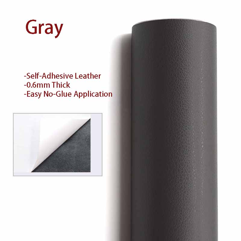 Silná samolepicí vinylová fólie z umělé kůže - 0,6 mm silná pro opravu pohovky, obnovu nábytku, renovaci skříněk a stolových desek