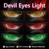 1/2PCS Devil Eyes Light For Car Window Flexible LED Display Screen Panel Demon Dynamic Big Eye Lights For Windshield