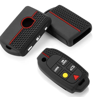 For Volvo XC40 XC70 XC90 S40 S60 S90 S80 C30 C70 C70 V50 V70 V90 Car Fob Shell Cover Skin Jacket Sleeve Silicone Remote Key Case
