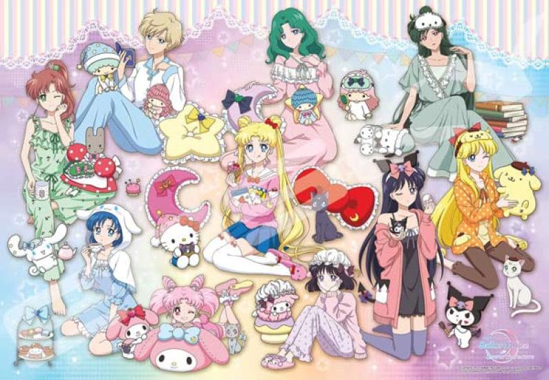 

Пазл [Pretty Guardian Sailor Moon] Series x Sanrio Characters Party Night 1000 деталей (1000Т-369)