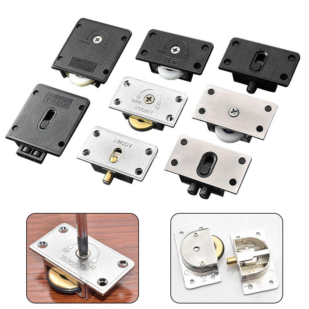 Door Rollers Stainless Steel Sliding Door Wheel Cabinet Pulley Hanging Pulley Up And Down Rail Wheel Furniture Hardware