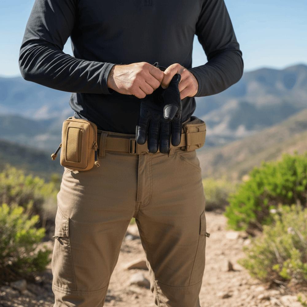 Nylon Duty Belt Pouch Lightweight Small Tool Bag Sports Training Gloves Bag Travel Accessories