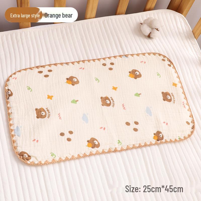 Baby Cloud Breathable Cotton Pillow - Infant Anti-Spit Design, 0-6 Months
