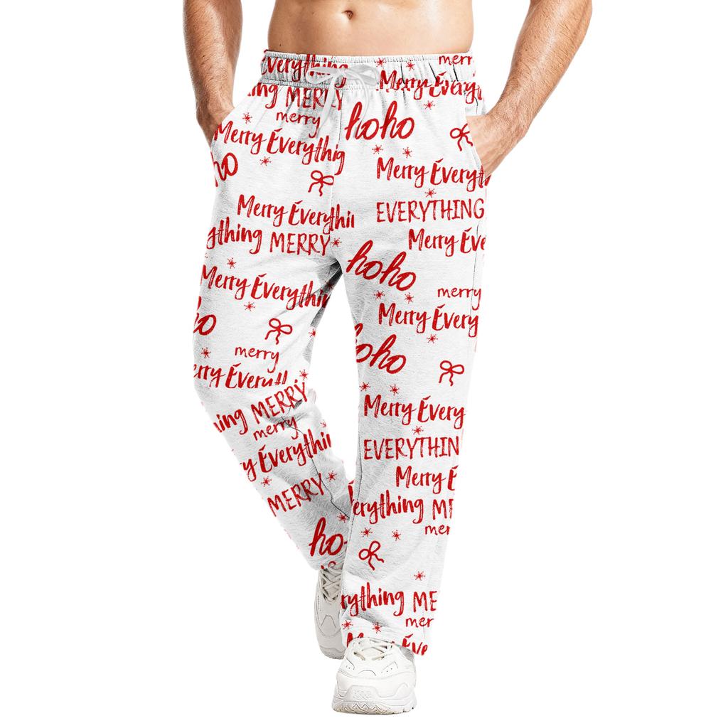 Men's Relaxed-Fit Casual Sweatpants With Stretch Waistband And Drawstring Yoga Pants