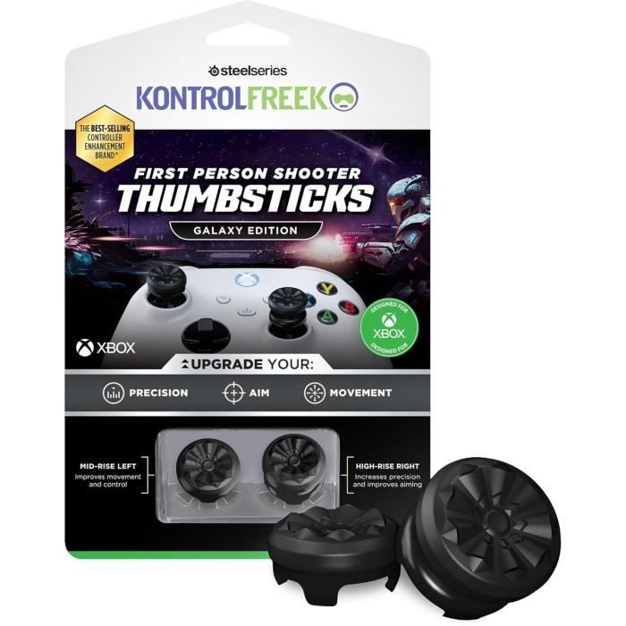 Thumbsticks FPS - KONTROLFREEK - 6200-XBX - Galaxy Edition - Pour manette Xbox One et Series X|S - Noir