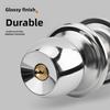 Stainless Steel Spherical Wooden Door Lock Bathroom Toilet Door Lock 5831 Ball Lock
