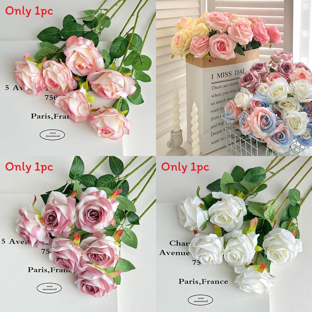 Handcrafted Silk Rose Arrangement For Party Decorations And Romantic Occasions