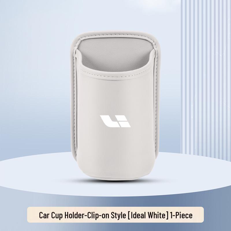 Compatible with Li Auto L7, L6, L8, L9: Cup Holder Replacement & Car Seat Back Storage Box, Door Trash Can - New Version