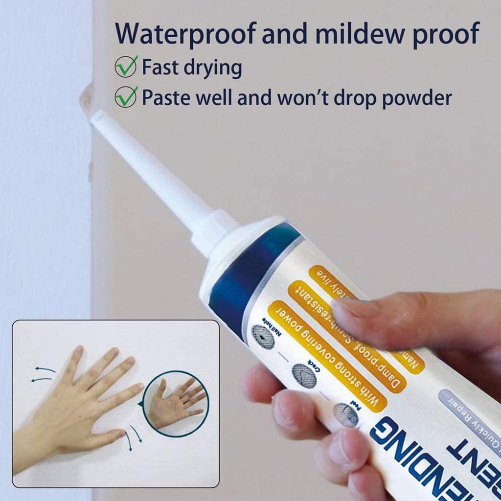 Schnelltrocknendes Wandbefestigungsmittel, wasserdichtes, effizientes Wandreparaturmittel, effektive Wandrissreparaturcreme für Badezimmer