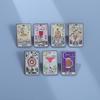 Tarot The Fool Love Donut Glass Cup Magician Empress Emperor Badges Brooch Enamel Pins Label Bag Backpack Hat Jewelry