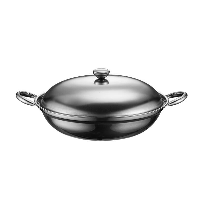 ZISIZ Mini Hot Pot Alcohol Burner & Dry Pot Set with Lid, 10-inch