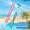 Pull-Type Water Splash Toy for Kids High-Capacity Outdoor Summer Sprayer with 8-10m Range Summer Water Shooter for Pool Beach Backyard