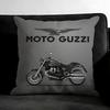 M-Moto Guzzii Logo Cushion Cover Pillowcase Ultra Soft Skin Friendly Fabric Cloud Like Comfort & Concealed Zipper