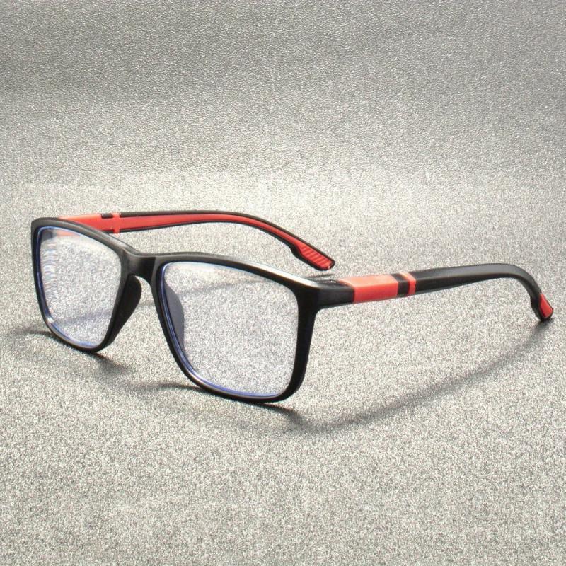 2pcs ZXRCYYL Sports-Style Reading Glasses for Men & Women, Lightweight Anti-Slip Elderly Glasses with Prescribed Lenses, Blue