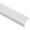 Stair Edge Profiles 10 pcs Silver 67 x 3.5 x 3 cm Aluminum