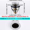 Anti-Clogging Drain Strainer Vessel Sink Pop Up Drain Stopper for Bounce Sink Plug