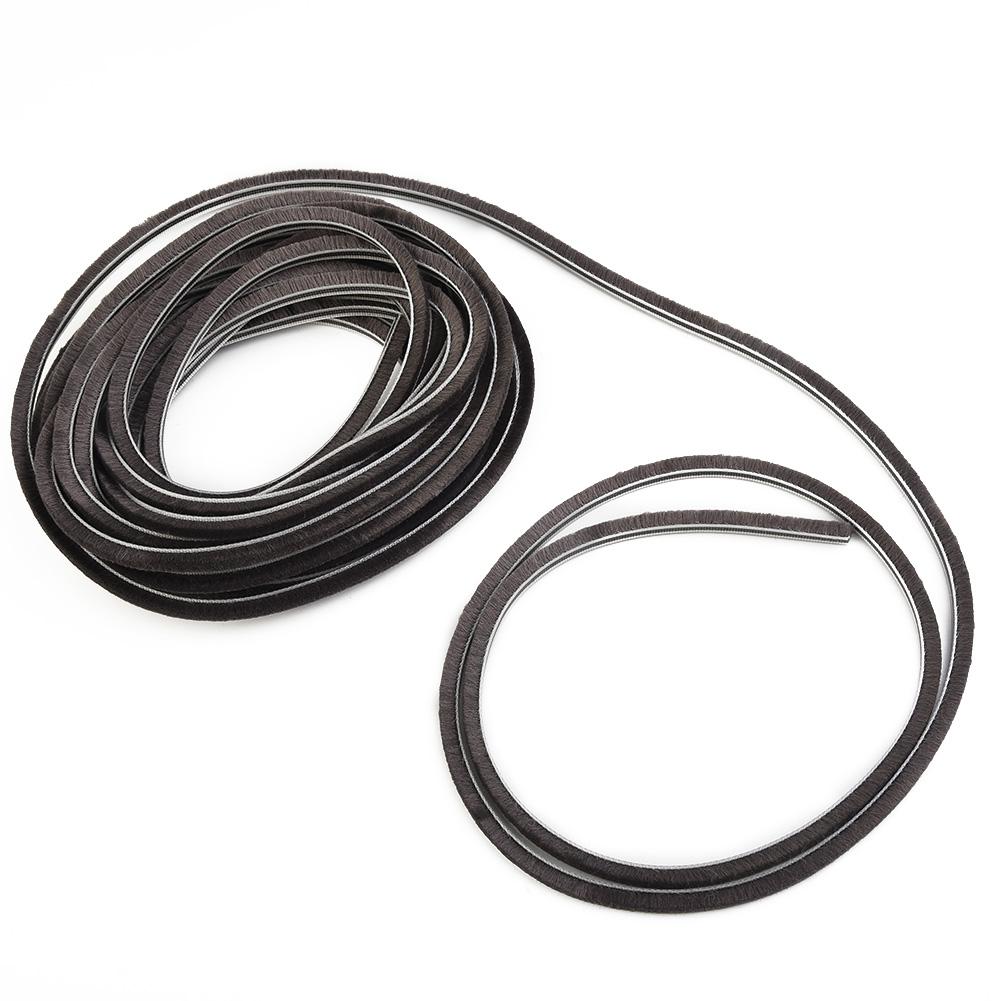 1Pc10m Draught Excluder Brush Casement Pile Seal Strip Door Weatherstrip Sound Insulation And Dust-Proof Home Accessaries