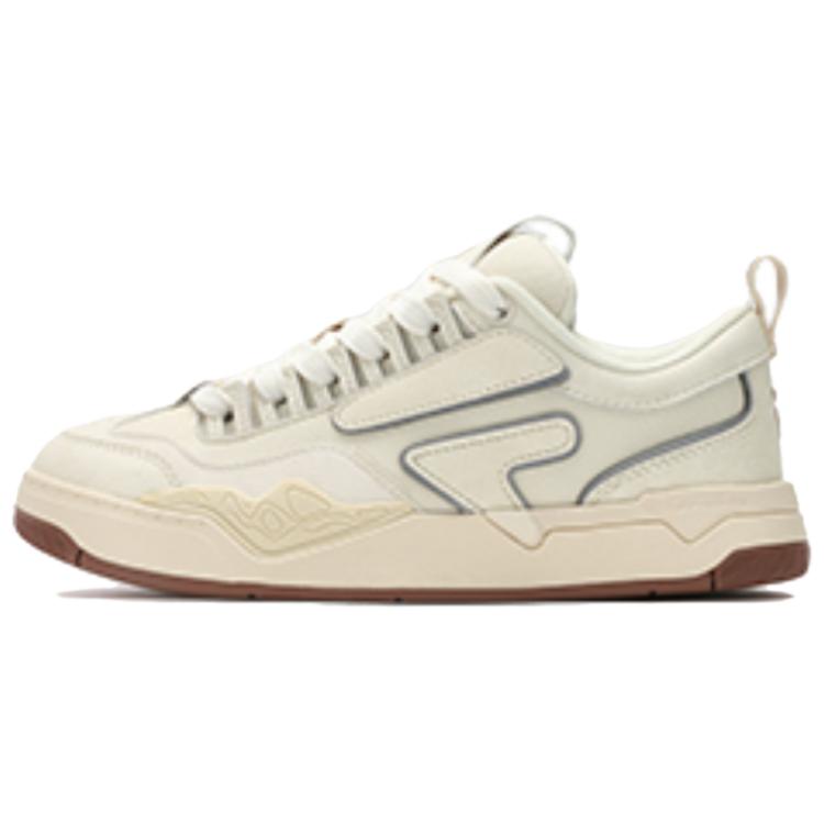 Fila Fusion Nollie Comfortable Quick-Drying Durable Low-Top Skate Shoes Women Sneaker Off-White T12W412304FAB