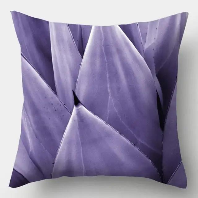 45*45 Pillow Home Decor Pillowcase Purple Geometric Decorative Cushion Cover Pillow Pillowcase Polyester