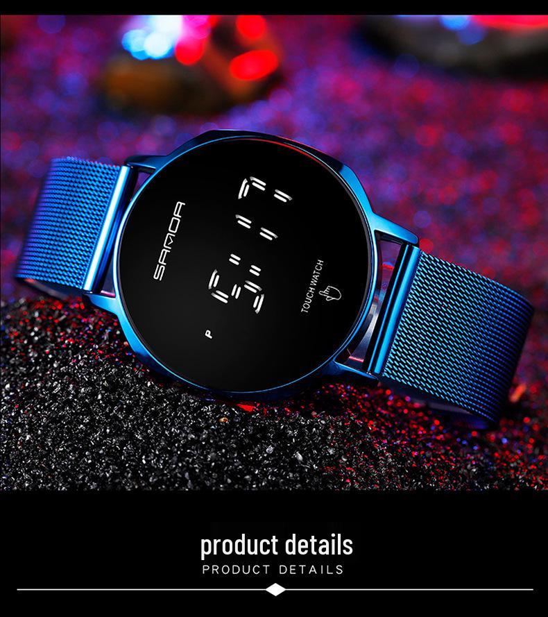 Sanda Waterproof Minimalist Luminous Electronic Watch for Men & Women